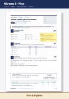 Vorschau - Arbeitsblätter - Ganze Zahlen addieren und subtrahieren Klasse 7 – Differenziertes Arbeitsblatt mit Lösungen | Fit in 10 Mathe - Seite 3