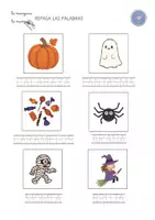 Vista previa - Unidades / Secuencias / Situaciones de Aprendizaje - LECTOESCRITURA HALLOWEEN - página 1