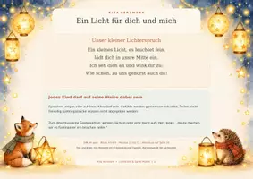 Vorschau - Bildkarten - Ein kleines Licht für dich – Bildkarten & Impulse für den Morgenkreis | Sankt Martin und Lichterzeit - Seite 2