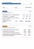 Vorschau - Arbeitsblätter - Binärsystem und Codierung | Arbeitsheft + Lernzielkontrolle | Bits, Bytes, Binärzahlen | Informatik Klasse 6/7 | mit Lösungen - Seite 2