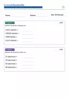 Vorschau - Arbeitsblätter - Binärsystem und Codierung | Arbeitsheft + Lernzielkontrolle | Bits, Bytes, Binärzahlen | Informatik Klasse 6/7 | mit Lösungen - Seite 3