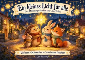 Vorschau - Bildkarten - Ein kleines Licht für alle – Mitmachgeschichte übers Teilen | Bildkarten & Legefiguren für die Lichterzeit - Deckblatt