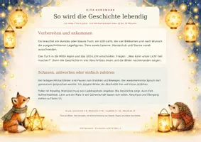 Vorschau - Bildkarten - Ein kleines Licht für alle – Mitmachgeschichte übers Teilen | Bildkarten & Legefiguren für die Lichterzeit - Seite 1