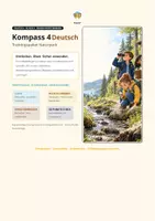 Vorschau - Arbeitsblätter - Kompass 4 Deutsch BW – Naturpark-Training | Klasse 4 - Deckblatt