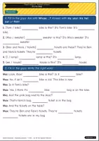 Vorschau - Arbeitsblätter - Possessive pronouns – mine, yours, whose? (A1) - Seite 3
