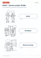 Vorschau - Arbeitsblätter - Let’s start! Englisch Klasse 1 – Starterpaket mit Bildkarten, Bingo und Bewegungsspielen - Seite 2