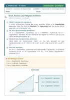 Vorschau - Arbeitsblätter - Geometrie und Trigonometrie Sachtexte Mathematik 10 Mittelschule - Seite 1