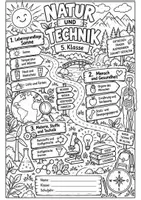 Vorschau - Mal- und Bastelvorlagen - Deckblatt Natur und Technik 5.Klasse - Deckblatt