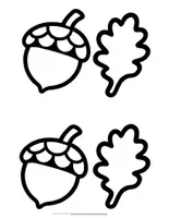 Vorschau - Mal- und Bastelvorlagen - Herbst Fensterbild Eichhörnchen Klasse 2-4 - Seite 3