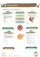 Vorschau - Arbeitsblätter - Eichhörnchen Übungsheft Klasse 1 und 2 | Steckbrief, Körperteile, Jahreslauf - Seite 1