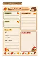 Voorbeeld - Huistaak: begrijpend lezen: de egel - Pagina 1
