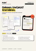 Vorschau - Stundenentwürfe - Gelesen. Und jetzt? Fair im Chat klären – Arbeitsblätter Kl. 5–6 - Deckblatt