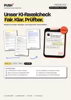 Vorschau - Stundenentwürfe - Unser KI-Regelcheck: Fair und überprüfbar – Arbeitsblätter Kl. 7–8 - Deckblatt