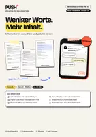 Vorschau - Stundenentwürfe - Weniger Worte, mehr Inhalt: Sachlich zusammenfassen – Arbeitsblätter Kl. 6–7 - Deckblatt