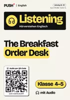 Vorschau - Arbeitsblätter - Englisch Listening: The Breakfast Order Desk, Kl. 4–5, mit Audio - Deckblatt