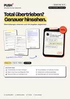 Vorschau - Stundenentwürfe - Total übertrieben? Schlagzeilen prüfen – Arbeitsblätter Kl. 7–8 - Deckblatt