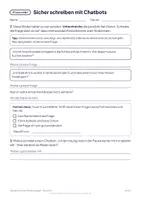 Vorschau - Arbeitsblätter - Was darf ich einem Chatbot sagen? – KI kurz erklärt, Klasse 3/4 (Datenschutz) - Seite 3