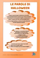 anteprima - Esercizi - HALLOWEEN IN INGLESE: RICALCA, COLORA E GIOCA - Pagina 2