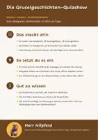 Vorschau - Stundenentwürfe - Spannend erzählen: Gruselgeschichten im Komplettpaket (Deutsch, Klasse 5) - Seite 2