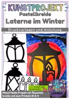 Vorschau - Stundenentwürfe - - Winter Kunst Grundschule | Laterne im Winter – Klasse 2–4 - Seite 1