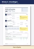 Vorschau - Arbeitsblätter - Brüche multiplizieren und dividieren Klasse 7 –Differenziertes Arbeitsblatt mit Lösungen | Fit in 10 Mathe - Seite 2