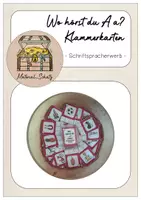 Vorschau - Spiele - Paket: Miniklammerkarten zu allen (eindeutigen) Buchstaben - Seite 1