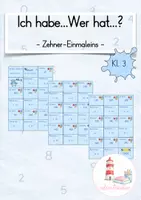 Vorschau - Stationenlernen - Zehner Einmaleins Rechenspiel (Ich habe... Wer hat...?) (Kl. 3) - Deckblatt