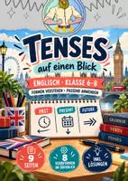 Vorschau - Merkblätter - Englisch Zeitformen auf einen Blick | Merkblätter - Deckblatt