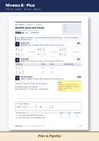 Vorschau - Arbeitsblätter - Brüche addieren und subtrahieren Klasse 7 – Differenziertes Arbeitsblatt mit Lösungen | Fit in 10 Mathe - Seite 3