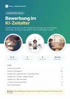 Vorschau - Arbeitsblätter - Bewerbung im KI-Zeitalter – Kl. 9 - Deckblatt