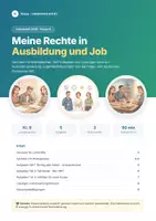 Vorschau - Arbeitsblätter - Meine Rechte in Ausbildung und Job Kl. 9 - Deckblatt