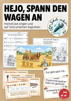 Vorschau - Stundenentwürfe - Hejo, spann den Wagen an - Lied singen, auf Instrumenten begleiten - Deckblatt