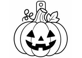 Vorschau - Mal- und Bastelvorlagen - Halloween Girlande zum Ausmalen und Basteln - Seite 2