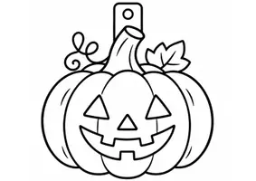 Vorschau - Mal- und Bastelvorlagen - Halloween Girlande zum Ausmalen und Basteln - Seite 3