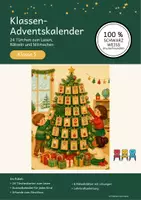 Vorschau - Unterrichtsreihen - Klassenadventskalender Klasse 5 - Deckblatt