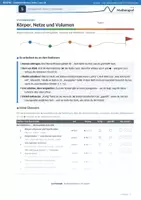 Vorschau - Arbeitsblätter - Körper, Netze und Volumen (Kl. 5) – Stationenlernen mit Lösungen - Seite 2