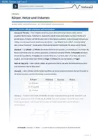 Vorschau - Arbeitsblätter - Körper, Netze und Volumen (Kl. 5) – Stationenlernen mit Lösungen - Seite 3