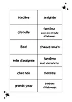 Vorschau - Arbeitsblätter - Halloween-Wörter trainieren in ENG oder FR - Seite 2