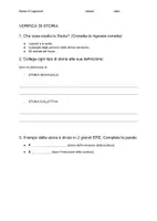 anteprima - Materiale di supporto/inclusione - Verifica: Che cosa è la Storia? - Pagina 1