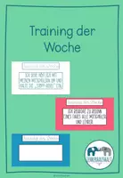 Vorschau - Poster - Training der Woche - Regeln für die Schulgemeinschaft - Deckblatt