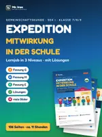 Vorschau - Unterrichtsreihen - Mitwirkung in der Schule – Lernjob Gemeinschaftskunde Kl. 7–9 - Deckblatt