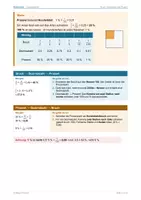 Vorschau - Arbeitsblätter - ANTEILE DARSTELLEN ALS BRÜCHE, DEZIMALZAHLEN UND PROZENTZAHL – differenziert mit Lösungen - Seite 2