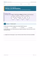 Vorschau - Arbeitsblätter - WINKELARTEN – differenziert mit Lösungen - Seite 1