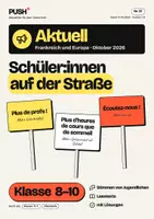 Vorschau - Arbeitsblätter - Schülerproteste in Frankreich und Europa: Arbeitsblätter mit Lösungen, Kl. 8–10 - Deckblatt