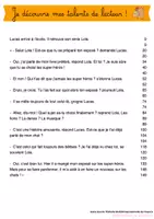 Aperçu - Feuilles d'exercices - Livret de lecture de la période 2 - CE1CE2 - Page 2