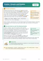 Vorschau - Arbeitsblätter - Kosten, Umsatz und Gewinn Wirtschaft 8 - Seite 3