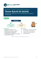 Vorschau - Stundenentwürfe - Terme Schritt für Schritt – Lehrkraft-Handreichung: Reihenplanung und 8 Stundenverläufe à 45 Minuten - Seite 1