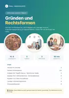 Vorschau - Arbeitsblätter - Gründung und Rechtsformen Wirtschaft 8 - Deckblatt