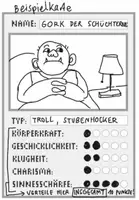 Vorschau - Spiele - Pen and Paper: Vereinfachter Charakterbogen, Kampagne, Info-Zine - Deckblatt