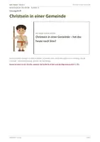 Vorschau - Stundenentwürfe - Religion: Arbeitsheft - Gemeinde, Klasse 5/6 - Deckblatt